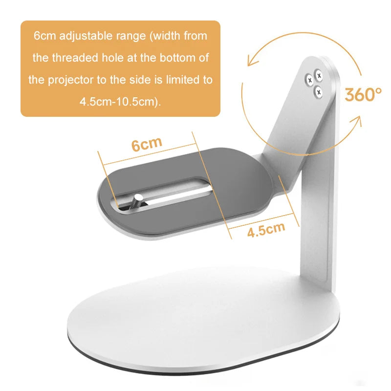 Projector Accessories gimbal with 360 degree adjustable angle Multi-Angle Desktop stand for Xiaomi Wanbo XGIMI Projector Camera