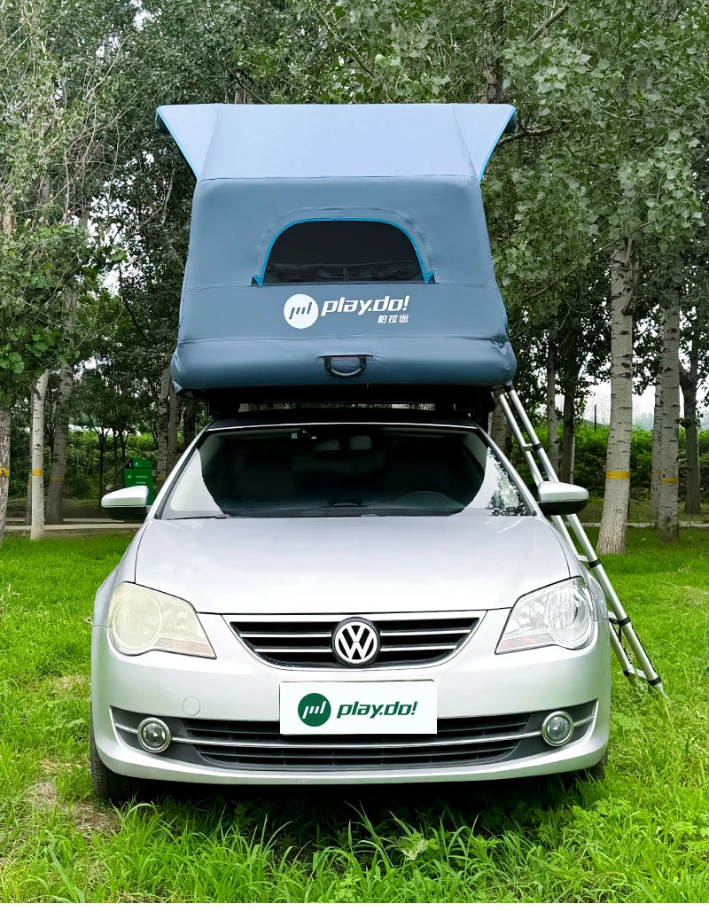 Inflatable Rooftop Tent Car Roof Tent Glamping Outdoor Tents Versatile Shell Wing Large Internal Lightweight Waterproof Rooftop