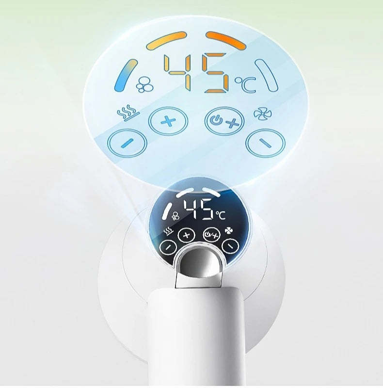 Pet intelligent hair dryer hair dryer for dog/cat beauty LED display screen IOU temperature and wind speed control pet supplies