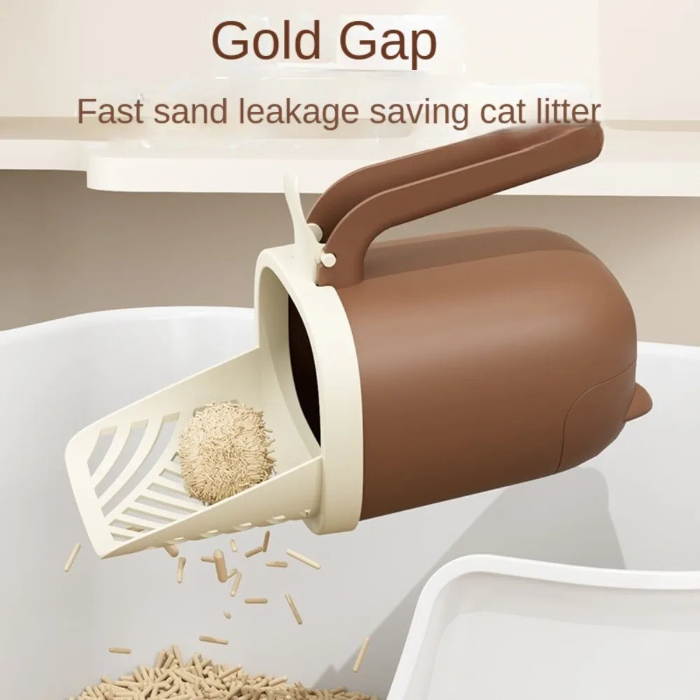 Cat Filter Clean Cat Litter Shovel Scoop Large Capacity Thickening Cat Litter Box Self Cleaning Comfortable Handle