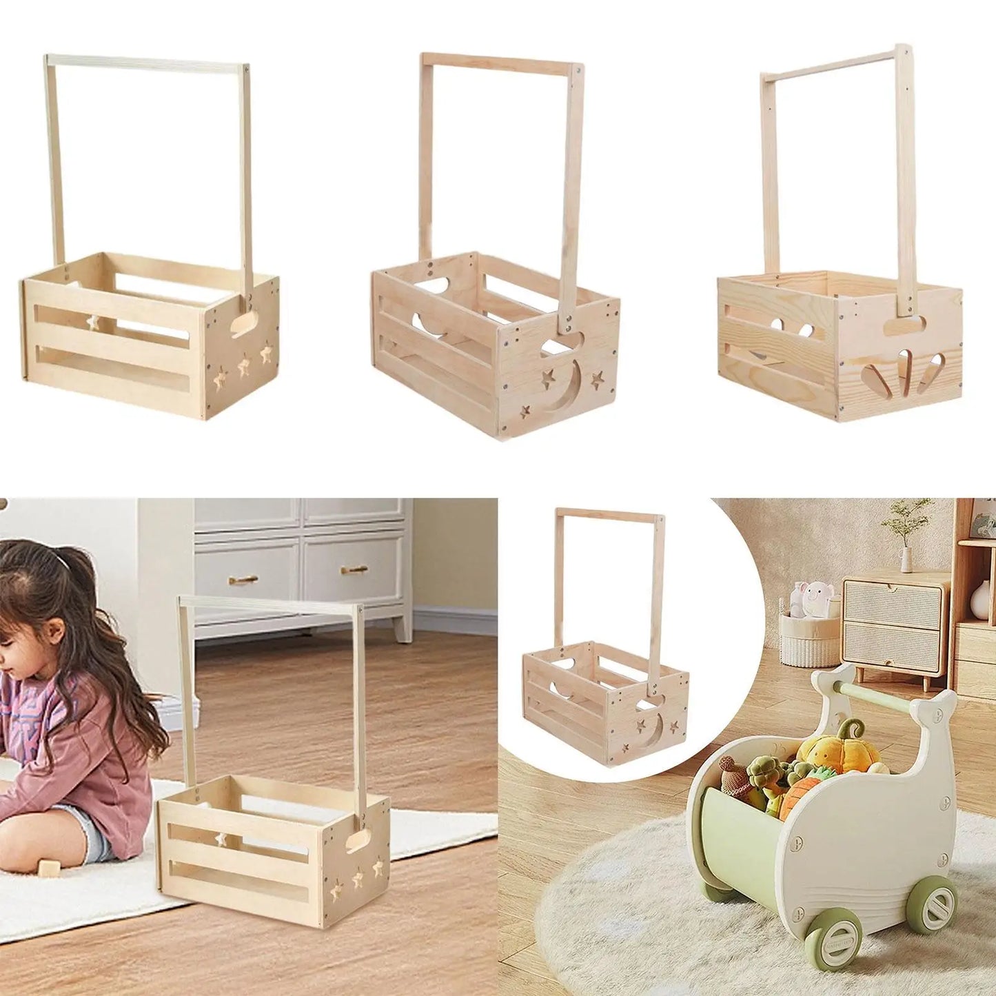Babyarty Box Cupboard Gift Gifts Basket, Baby Basket, with Handle, Storage Box for , for