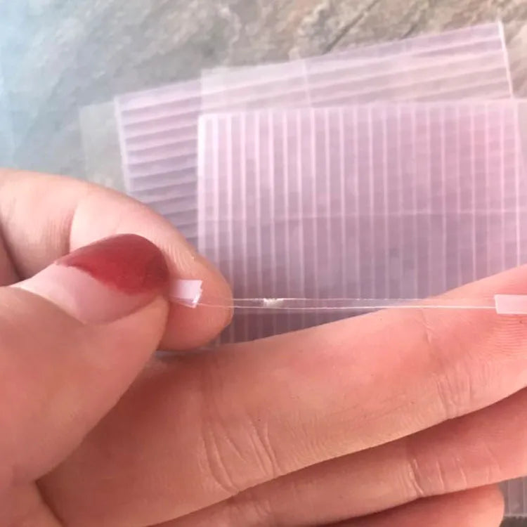 520Pcs/10Sheets Invisible Double Eyelid Tape Self-Adhesive Transparent Pink Eyelid Stickers Waterproof Fiber Stickers For Eyelid