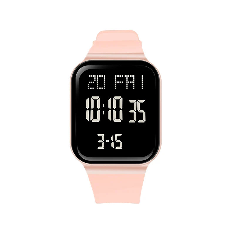 Watch For Men Sports High School Students Trendy Couple Watch Waterproof Alarm Clock Multi Functional Women's Electronic Watches