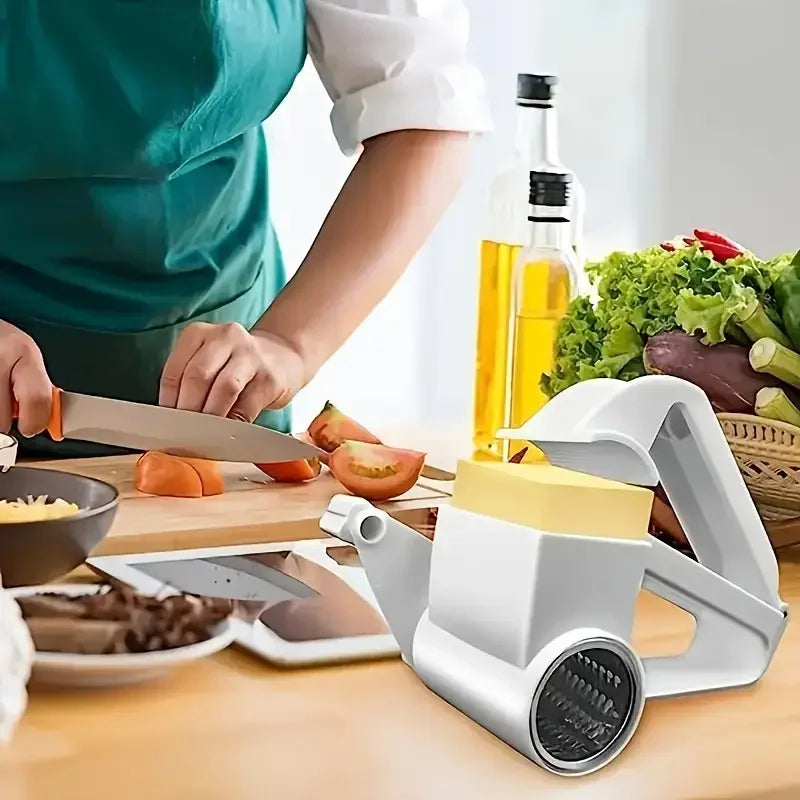 Rotary Cheese Grater - Hand Crank Easy Operation | Perfect for Pasta & Pizza Topping Your Pizza Making Best Friend Easy to Clean