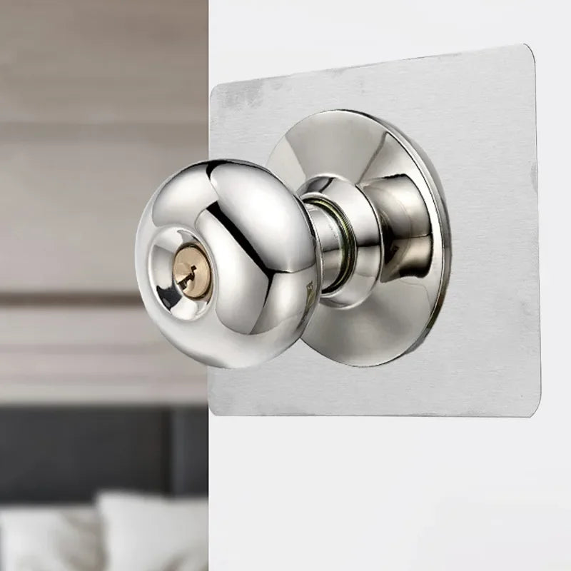 Door Lock Repair Board Cover Circular Stainless Steel Plates Garage Door Handle Plate Covers Patch Reinforcement Plates Brackets