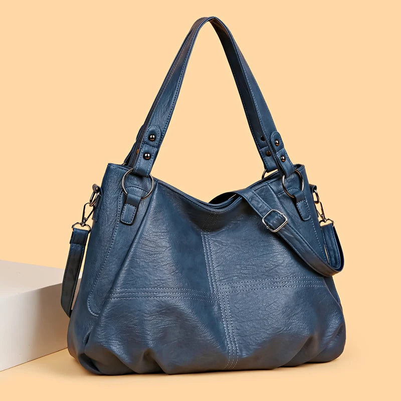 Fashionable Simple Handbag Famous Luxury Designer Women Tote Bag High Quality Soft Leather Large Capacity Women's Shoulder Bags