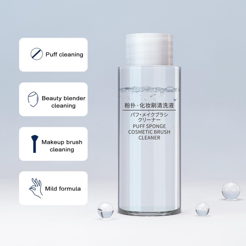 Makeup Tool Cleaner Makeup Brush Solution Efficient Makeup Brush Cleaner Puff Cleaner Beauty Eggs Cleanser Washing Fluid 50/80ML
