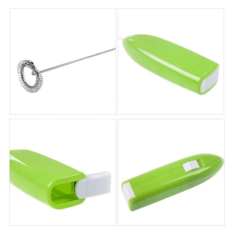 Blender Kitchen Accessories Drinks Milk Coffee Frother Foamer Whisk Mixer Stirrer Egg Beater Electric Mini Handle Kitchen Tools