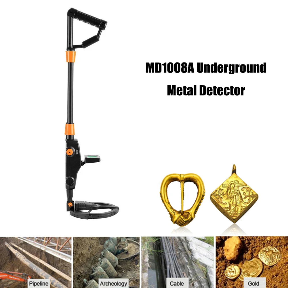 Metal Detector Gold Silver Detector Gold Search Treasure Getector Gold Finder 360 Degree Handheld Alarm Coil Metal Detect Tool