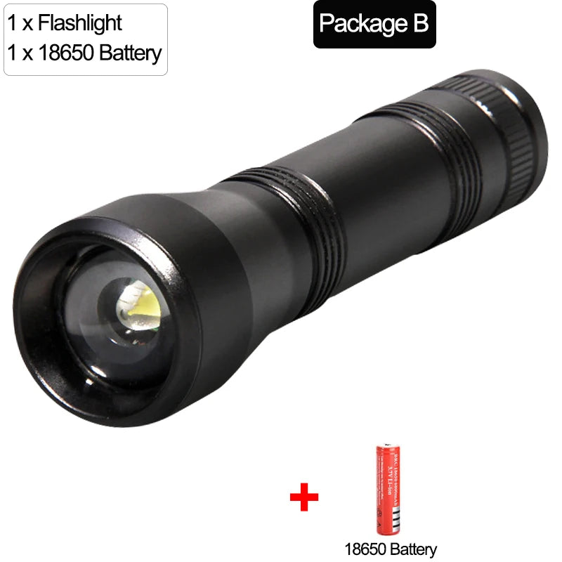 UV Flashlight 395nm Black Light Flashlights Zoomable UV Torch Ultra Violet Light Flashlights Blacklight Flashlight 18650