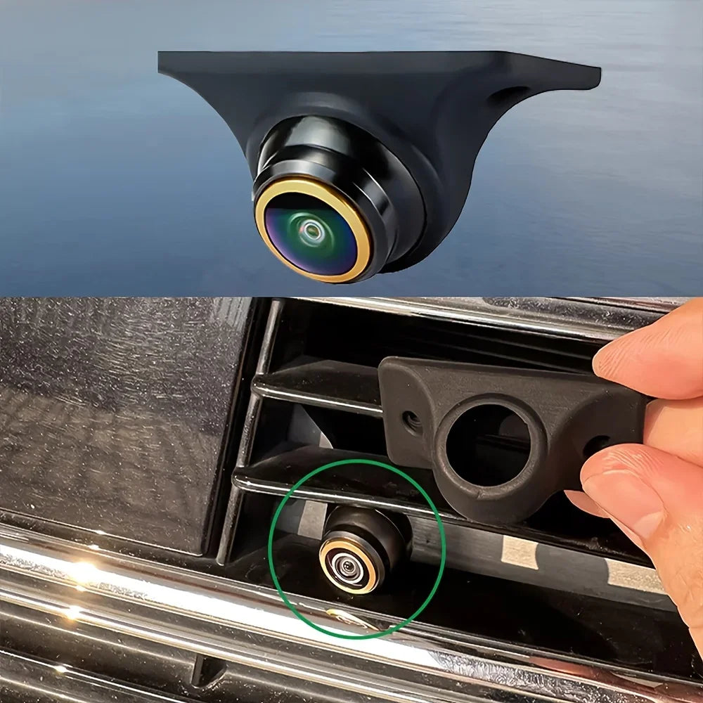 1080P AHD/CVBS Fisheye Camera - Front/Side/Rear View with Parking Lines & Night Vision