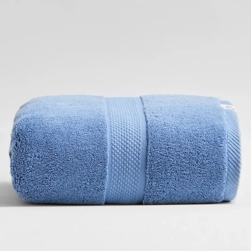 80x160cm 800g Plus Large 100% Cotton Thickened Solid Color Bathroom Adult Bath Towel