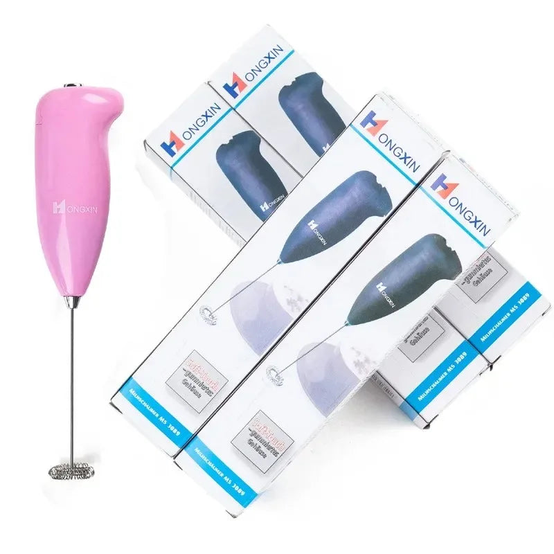 Handheld Electric Milk Frother Portable Blender Mini Coffee Maker Egg Beater Chocolate Cappuccino Whisk Cooking Tool