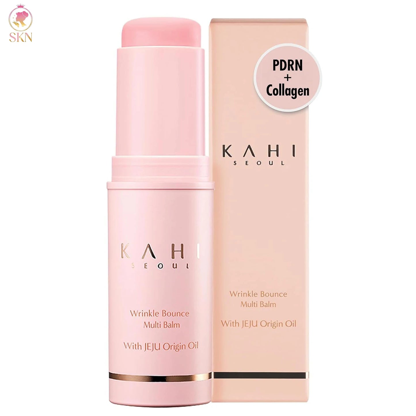 KAHI Wrinkle Bounce Multi Balm Stick Collagen Wrinkle Stick Korean Skin Care All-in-One Hydrating Lip Balm Eye Cream