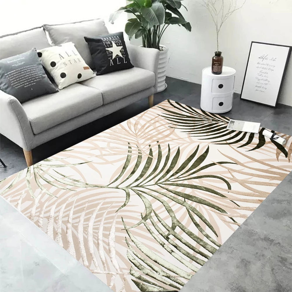 Carpet Modern Abstract Carpets for Living Room Home Washable Floor Mat Minimalist Bedroom Decor Art Rug Anti-slip