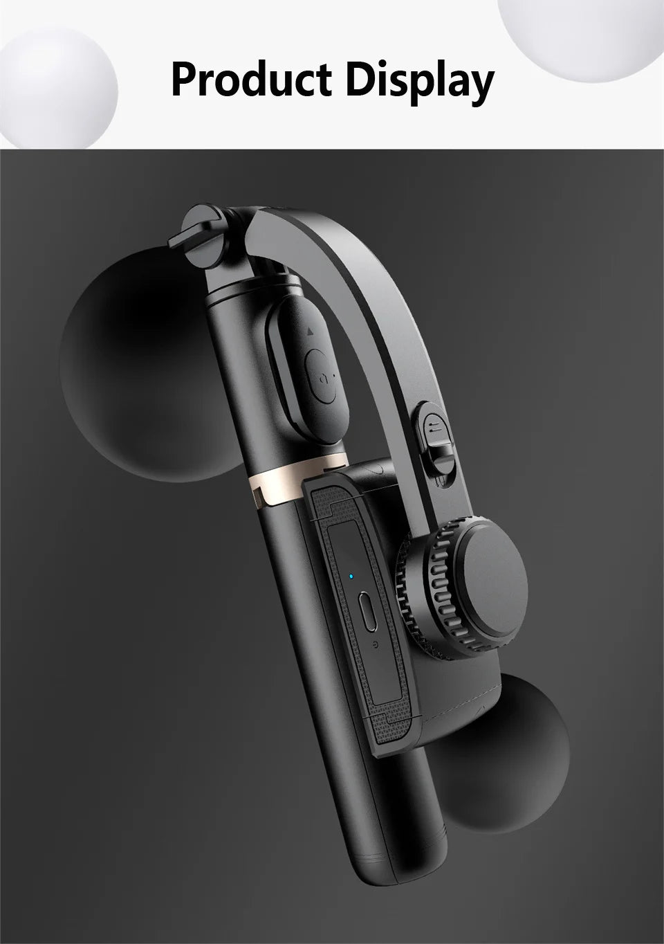 Handheld Gimbal Stabilisateur Estabilizador Selfie Stick Smartphone Action Kameralar Bluetooth Tripod For Live Broadcast