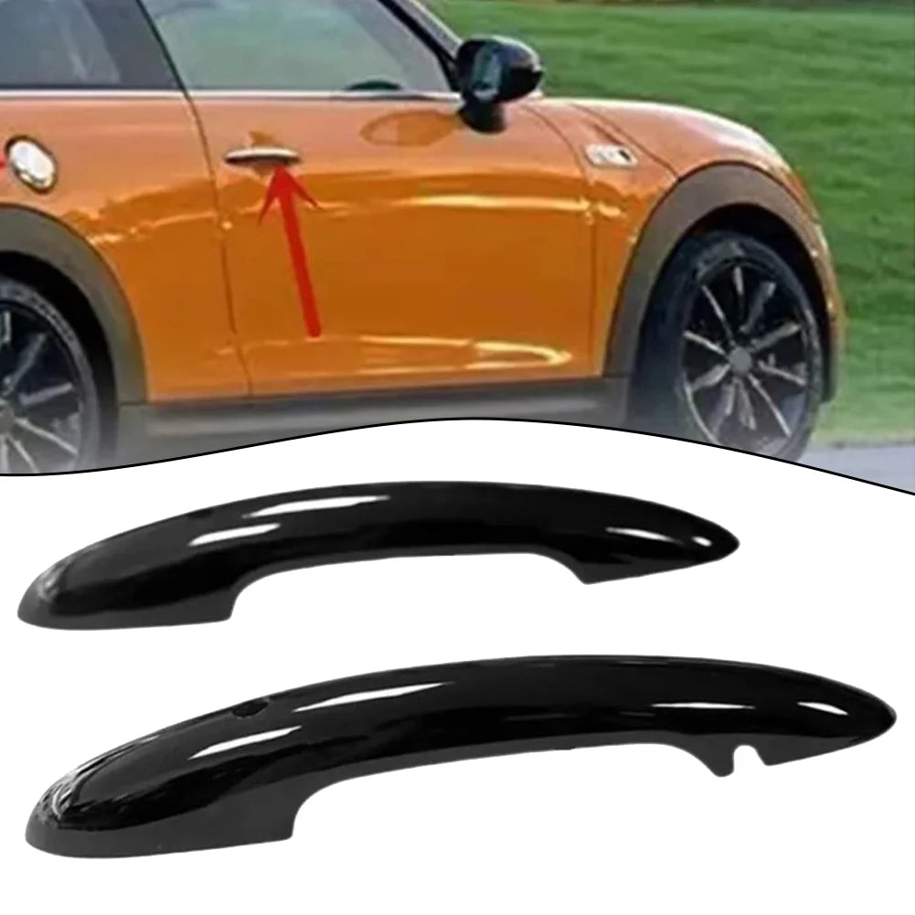 2 Pcs Car Glossy Black Door Handle Cover Exterior Parts For MINI For COOPER F54 F55 F56 F57 F60 For Both Left Right Hand Drive