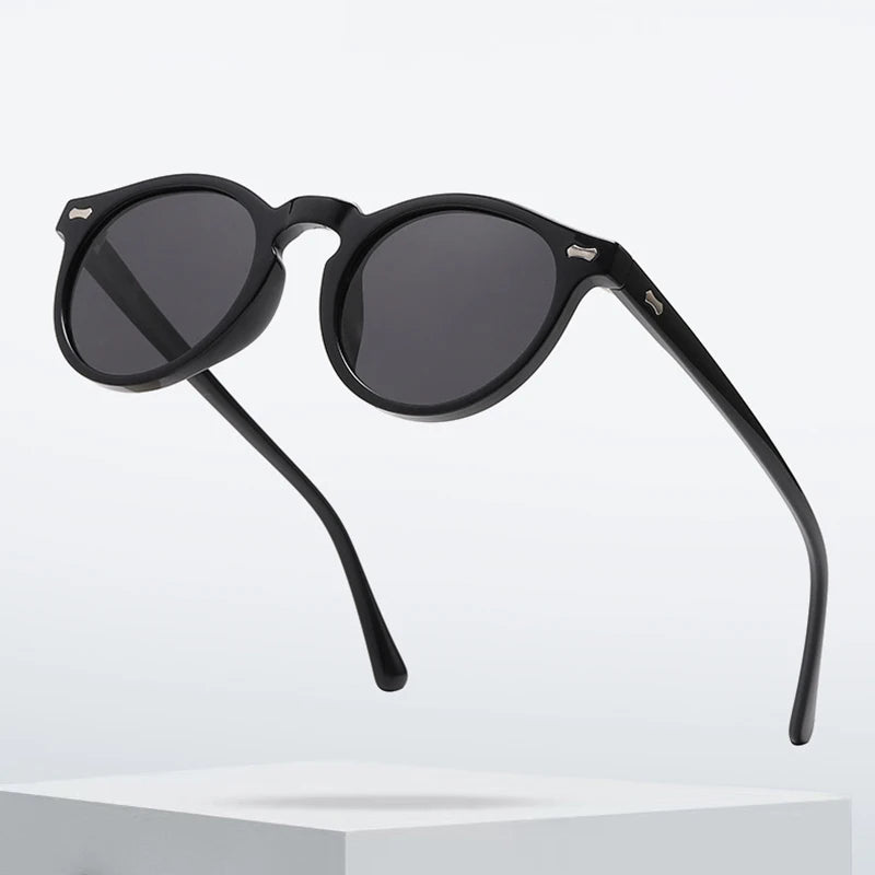 New Retro Polarized Sunglasses Men Women Fashion Small Round Sun Glasses For Male Female Literary Vintage Shades Driving Eyewear