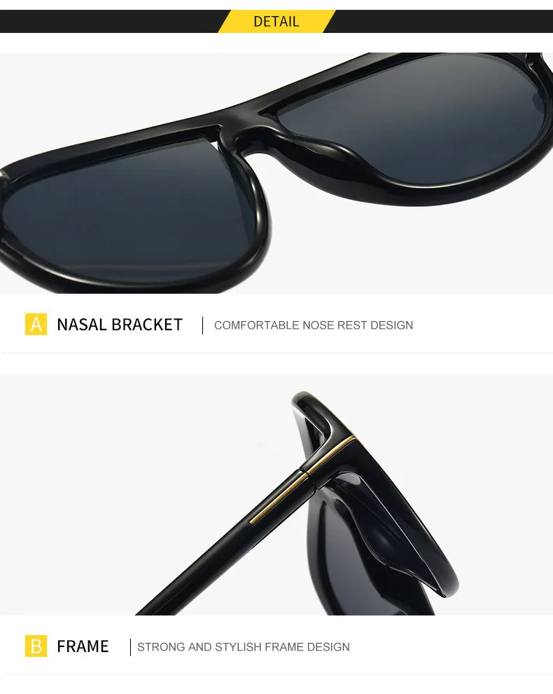 Fashionable Active Polarized Sunglasses retro-frame Sun Glasses Fashion Street Photo Sports Women Men T150