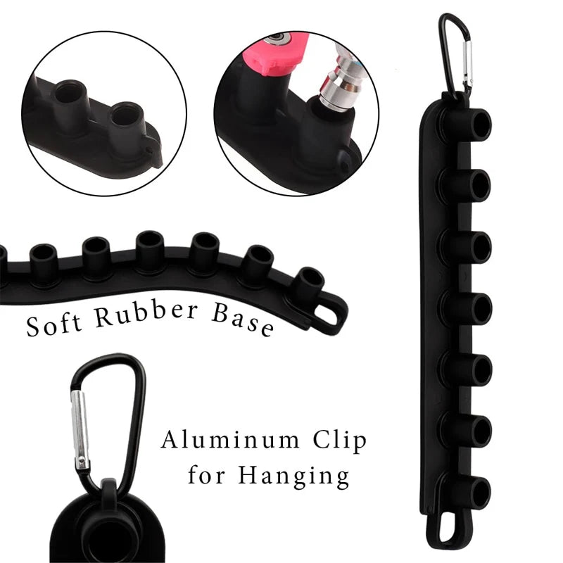 Pressure Washer Tips 7 Pack with Nozzle Holder 1/4 Inch Quick Connect, Multiple Degrees Rinse Kit 4000 PSI (0° 15° 25° 40° 65°)