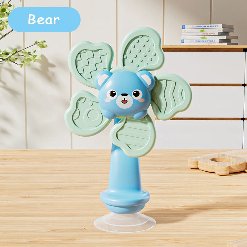 Baby Sensory Soothing Toy with Music And Rotating Flowers Early Education Health Material Touch & Sense Development for Infants