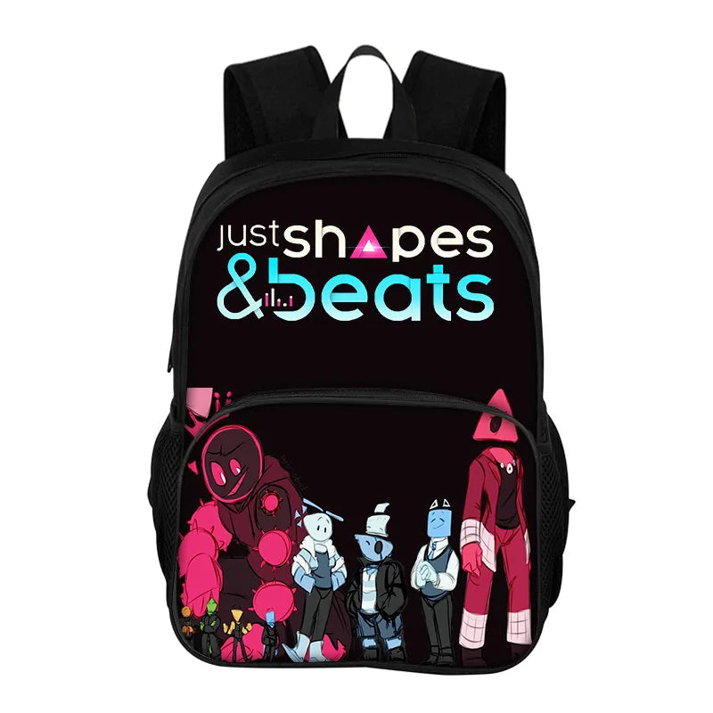 Kids Backpacks Just Shapes & Beats Student Anime School Bags Children Outdoor Sport Travel Rucksack Gift