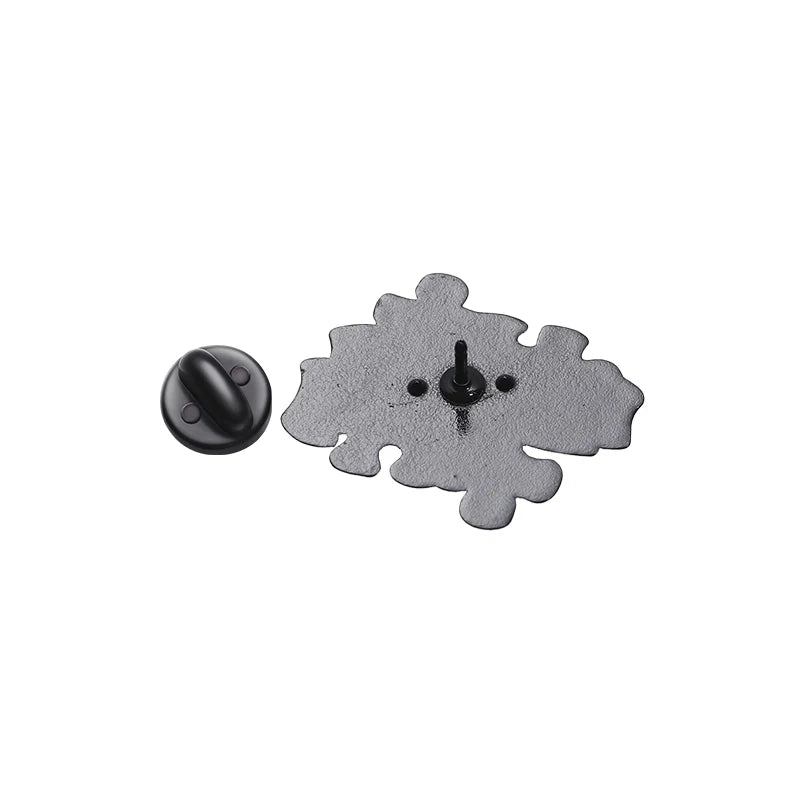 Autism Awareness Puzzle Enamel Pins Introvert Caring For Mental Health Metal Brooches Lapel Badges Jewelry Gifts For Friends