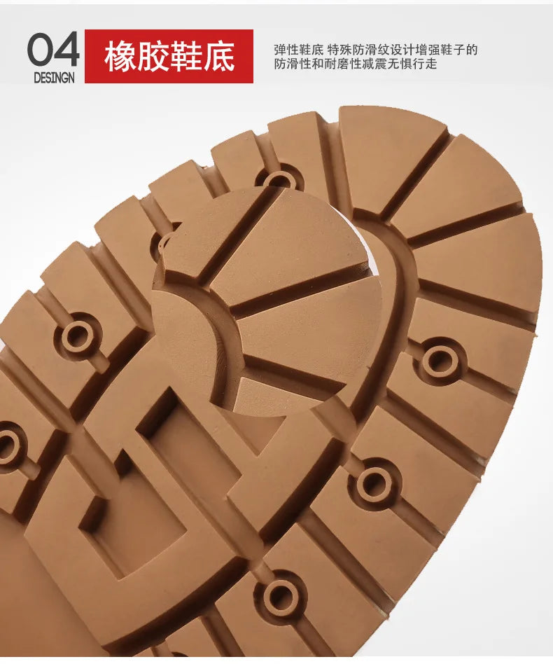 Genuine Leather Men Boots Outdoor Casual Shoes for Men Platform Boots Ankle Boots High Quality Men Shoes Male Moto Shoes