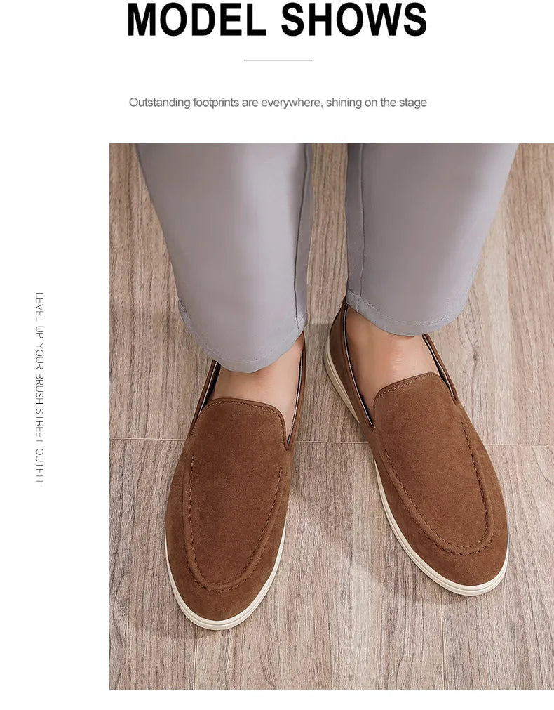 Men Casual Shoes Formal Man Loafers Leisure Walk Tassel Moccasins Italian Breathable Slip on Male Boat Shoes