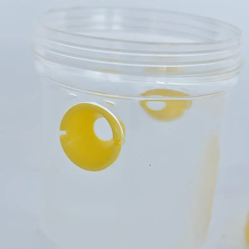 Outdoor Insect Trap with Lid Effective Fruit Fly Wasp Catcher Transparent Design Reusable Pest Control Trap for Garden Patio