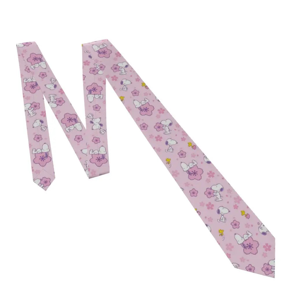 Personalized Fashion S-Snoopys Neckties Men Silk Cartoon Office Neck Tie