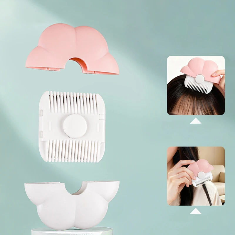 Hair Cutting Trimmer Combs 2 In 1 Double Sided Manual Bangs Cutter Shaving Remover Thinning Beauty Haircut Styling Accessory