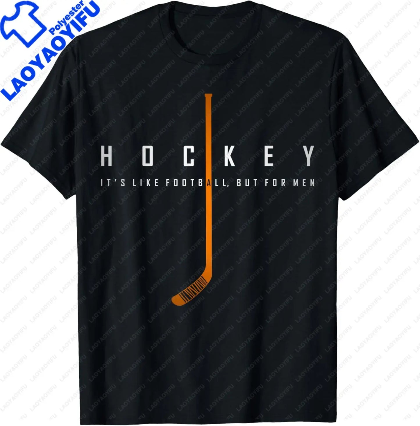 Cool Hockey Its Like Football But for Men Vintage Ice Hockey T-Shirt Hockey It's Like Soccer But Fun T-Shirt Camisas Streetwear