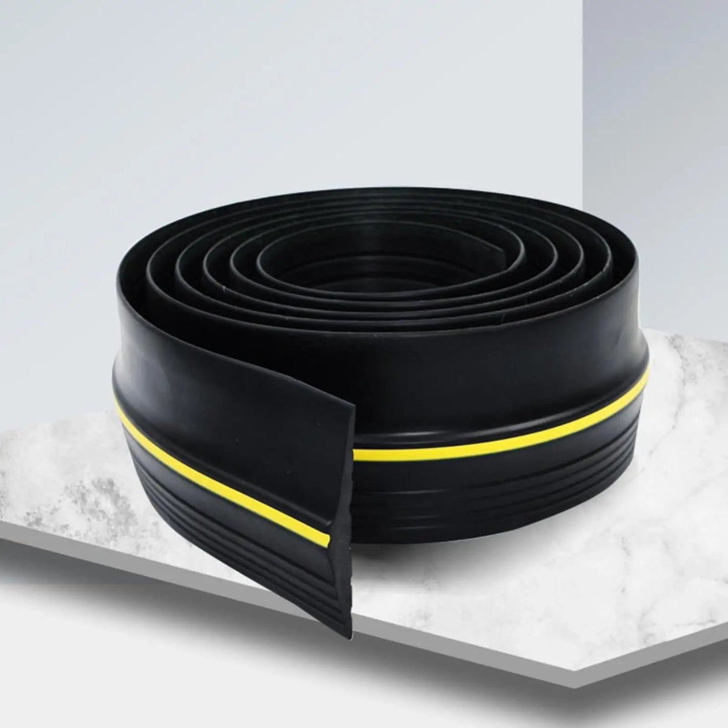 Garage Door Threshold Seal Strip Dustproof Portable Water Resistant Weatherproofing Multifunctional Easy Cut Replacement Strip