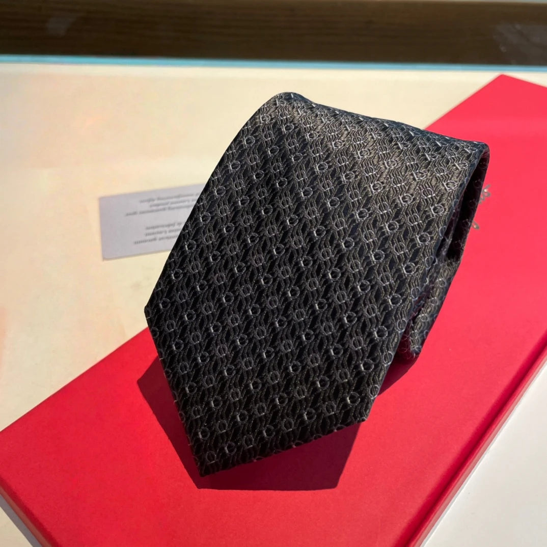 Luxury Brand Handmade Men's Neck Ties 100% Silk Ties Twill F Style High-End Business Formal Bows Ties Holiday Christmas Gifts