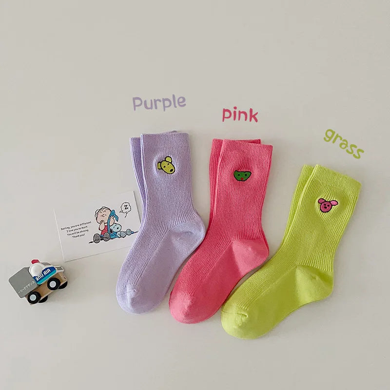 Clearance Sale 3 Pairs/Lot Spring Autumn Baby Children's Socks Multiple styles Girls Socks Boys Sports Socks
