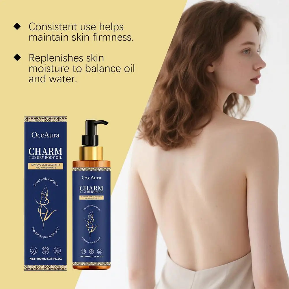 OceAura Natural Plant Oil Body Oil Moisturizes Softens Skin Reduce Cellulite Leaving Supple Gentle Refreshing Smooth Non-sticky