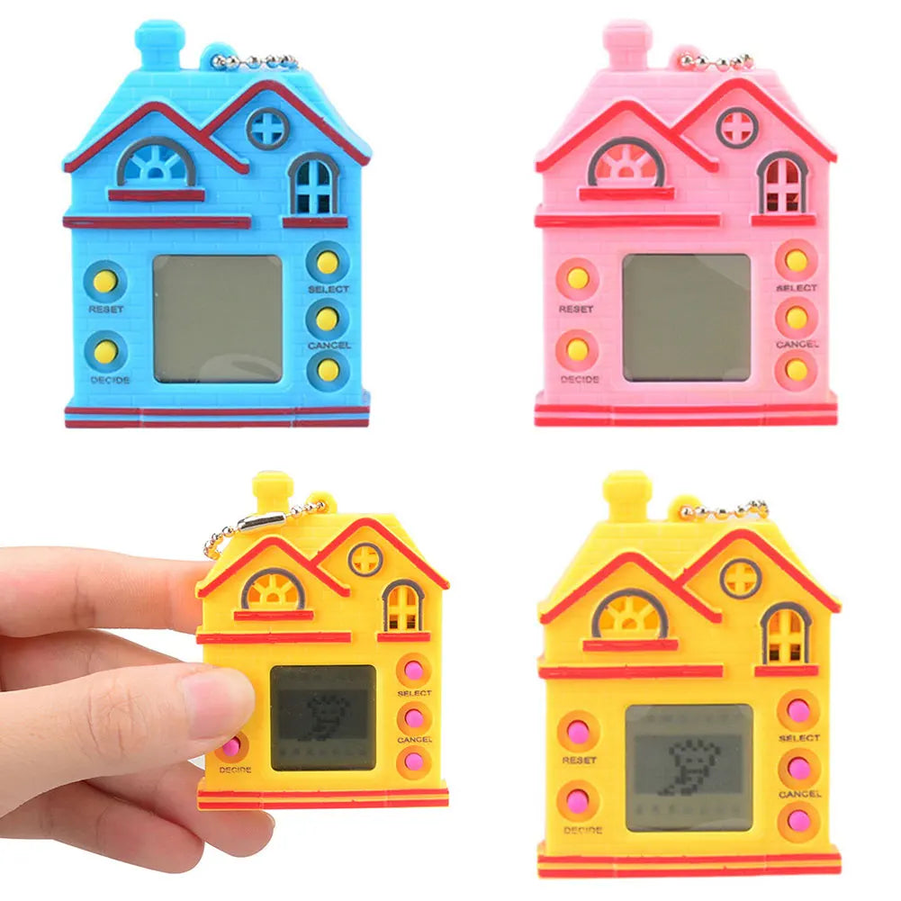 1PC Transparent Electronic Pets Tamagotchi Nostalgic 49 Pets In One Virtual Cyber Digital Pet Toys Pixel Funny Play Toys