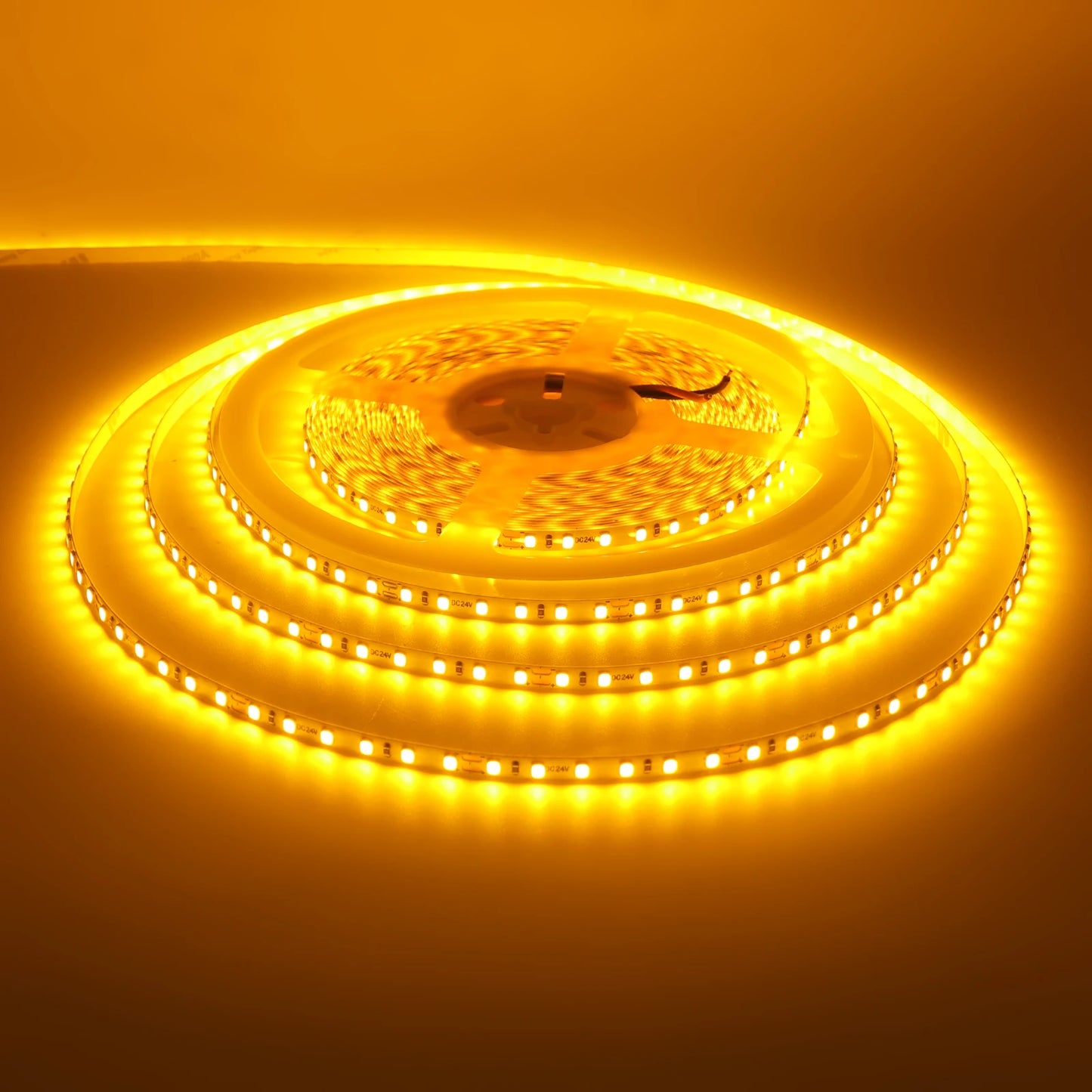 LED Strip 5mm 12V 24V 120LEDs/m Warm White Yellow Red Green Ice Blue Pink Purple Not Waterproof Flexible Tape for DIY Room Decor