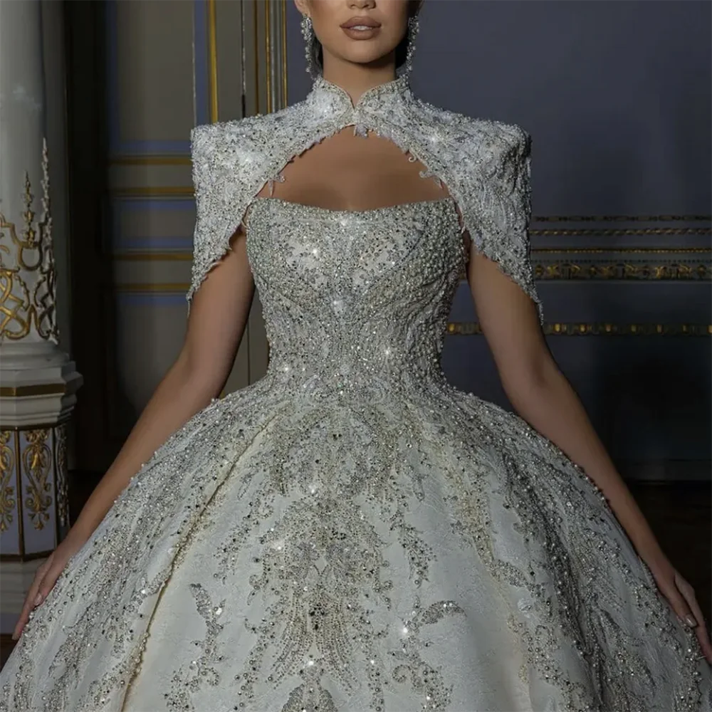 Luxury 2026 Wedding Dresses Two Pieces Ball Gown Dress For Bride Vintage Crystals Bridal Gown Vestido De Novia Customized