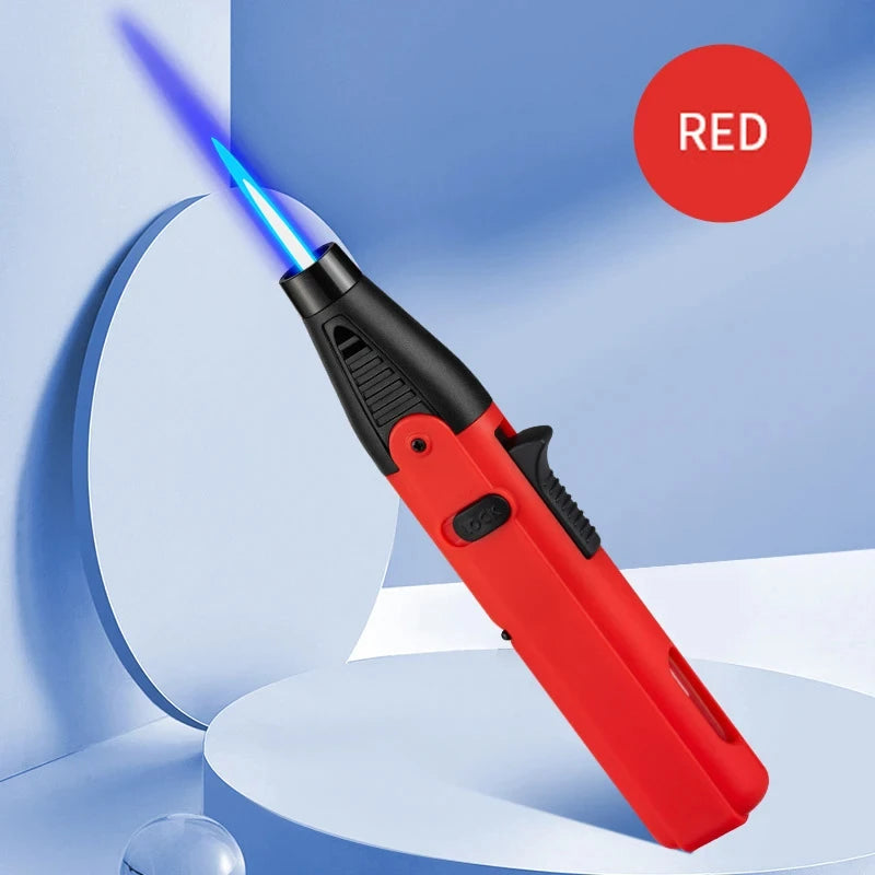 1300℃ Jet Flame Gas Lighter 360 Degree Inverted Turbo Torch Lighter Refillable Butane Kitchen BBQ Ignition Gun Windproof Lighter