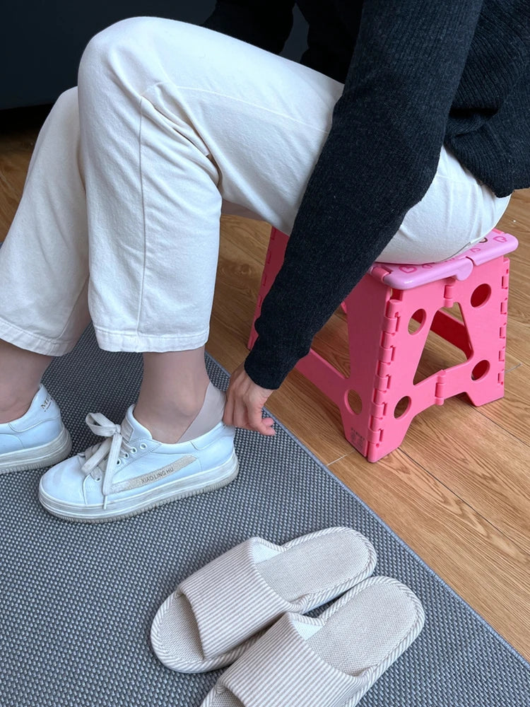 Office Space Saving Furniture Nordic Stool Bedroom Stool Kids Anti Slip Portable Taburete Para Sala De Estar Home Decoration