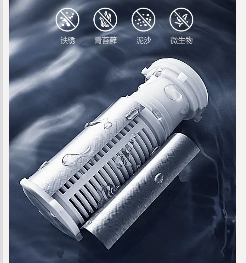 220V AUX Whole House Water Filter Automatic Backwash Stainless Steel Purifier for Home WCL