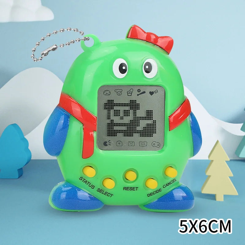 Tamagotchi 1Pcs Children's electronic Pet 168 Pets In 1 Virtual Cyber kid Digital Pet Toy Pixel Funny Gift Play Toy keychain BTJ