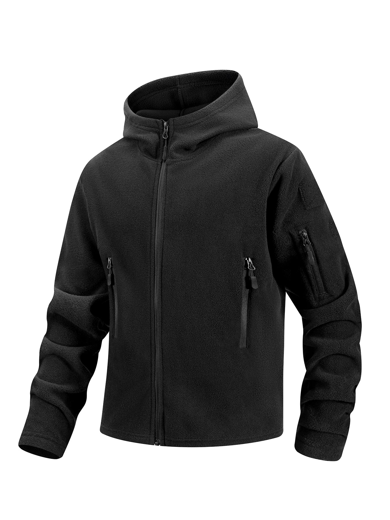 Men's Winter Fleece Jackets Coats Tactical Hiking Jackets Outdoor Camping Trekking Multi Pockets Work Outwear Climbing Overcoat
