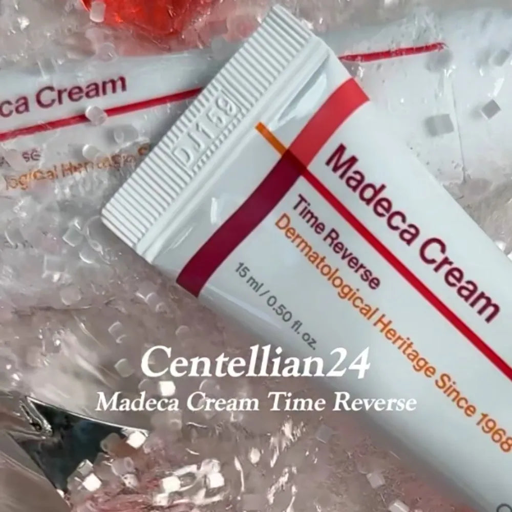 Korean Madeca Time Reverse Advanced Cream - Centella Asiatica Face Repair Moisturizing Lightweight Fast-Absorbing Skin Care