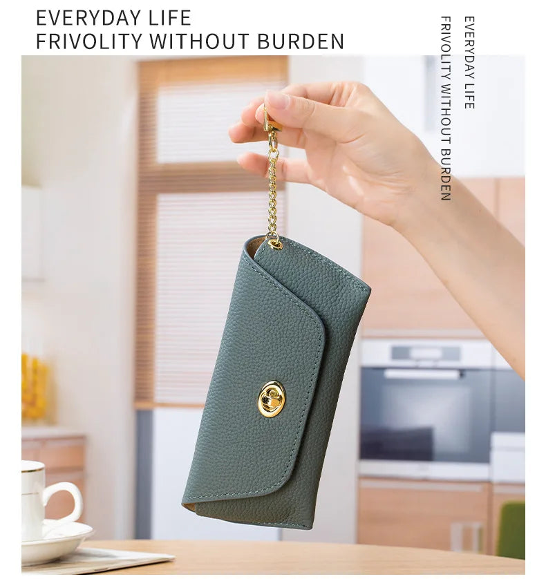 Genuine Leather Eye Glasses Case Vintage Handmade Soft  Eyewear Accessories Sunglasses Cases Luxury Spectacles Box Bag Pendant