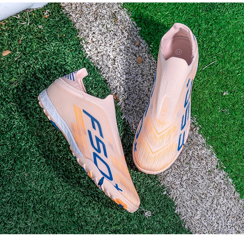 High Quality Mens Football Boots F50 Boys FG/TF Training Studded Fast Soccer Cleats Pro Non Slip Football Shoes for Man 35-45