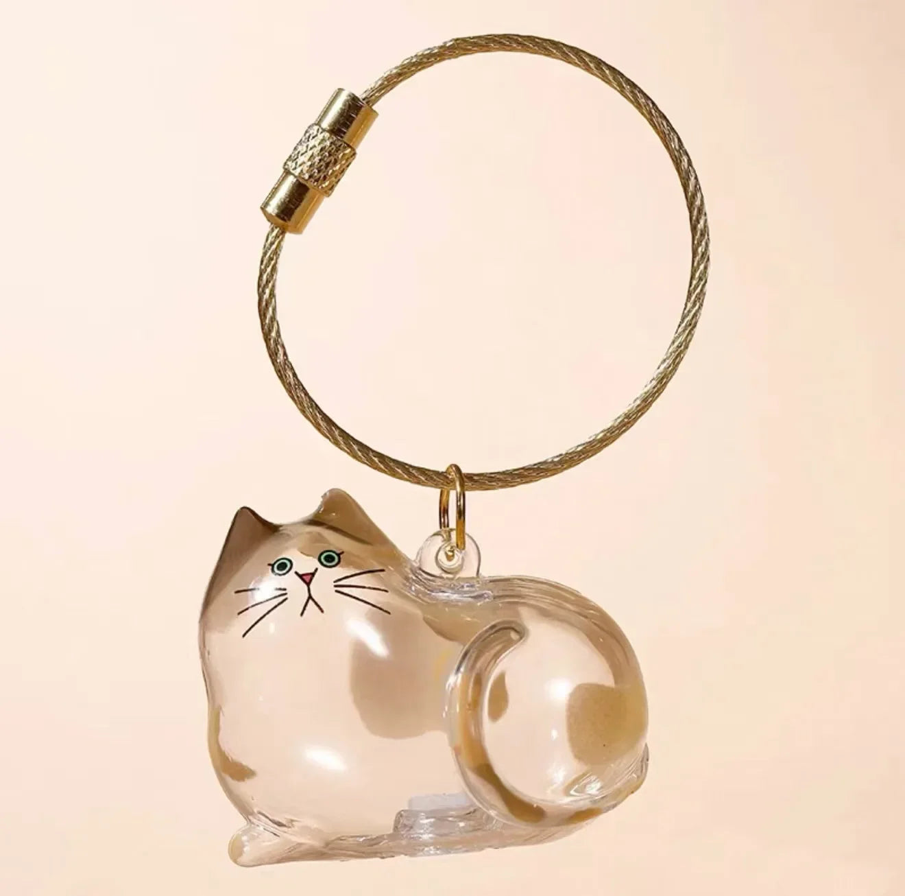 Pet Hair Keepsake Box Transparent Storage Container for DIY Decoration Memorial Gift for Pet Lovers Home Display