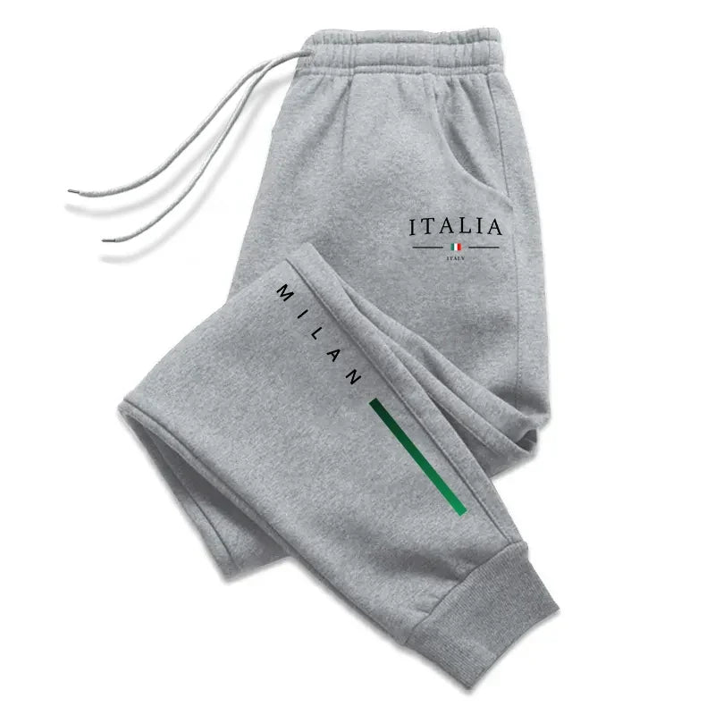New in Mens Sweatpants Printed Casual Trousers Outdoors Fitness Sports Jogging Mens Pants Daily Running Pants Fashion Streetwear